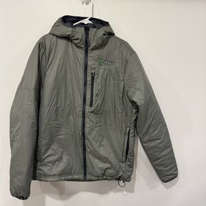 Grunden’s Men’s Forecasted Insulated Green Puffer Jacket Size L